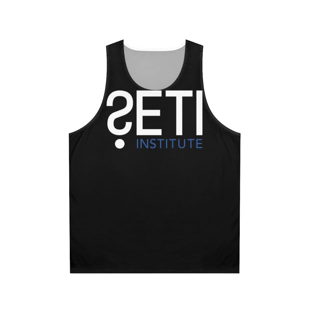 SETI Institute Unisex Tank Top with Space and Science Imagery