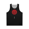 Seven Samurai unisex tank top with Japanese warrior design
