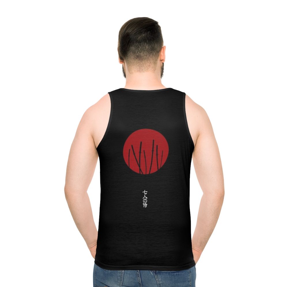 Seven Samurai unisex tank top with Japanese warrior design
