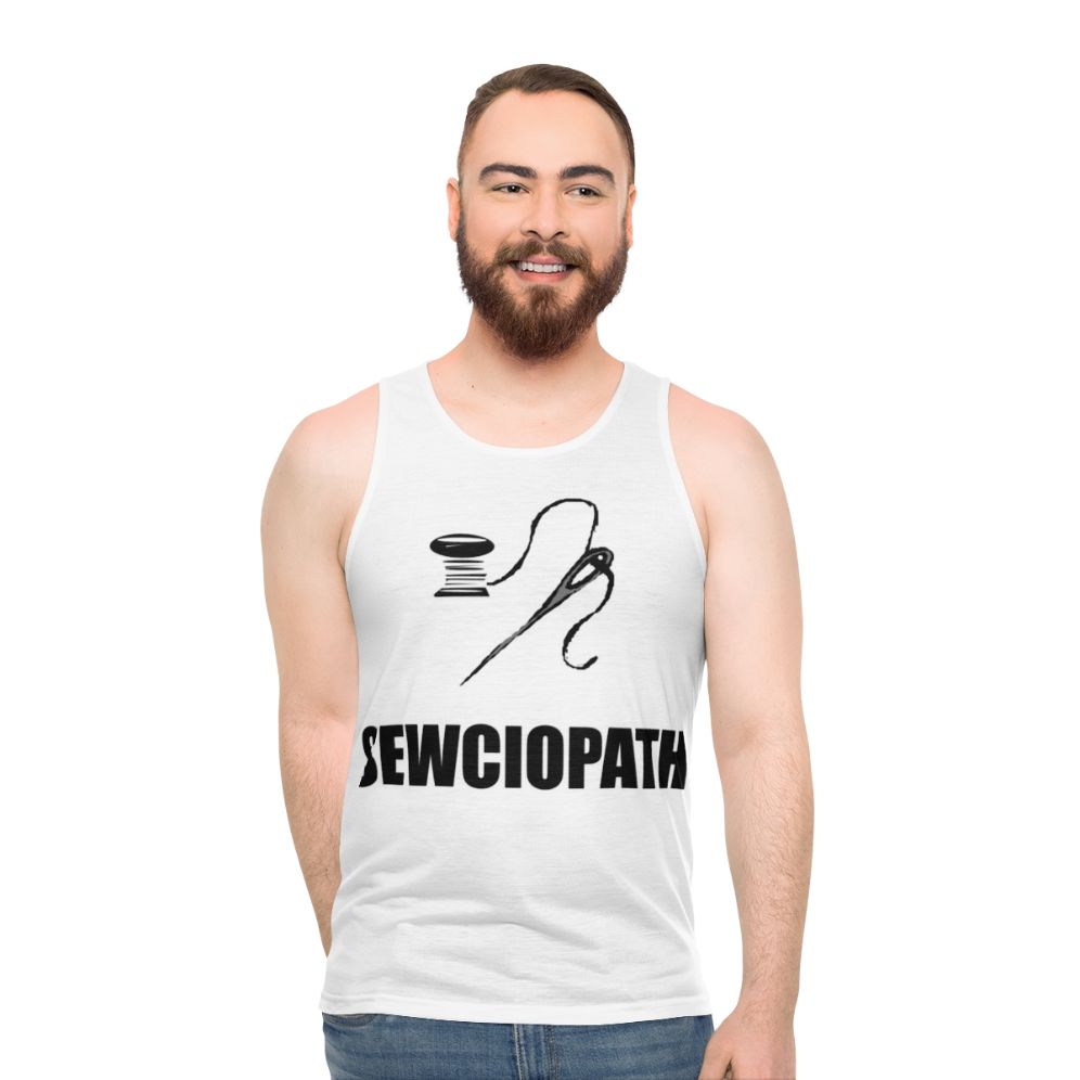 sewciopath unisex tank top
