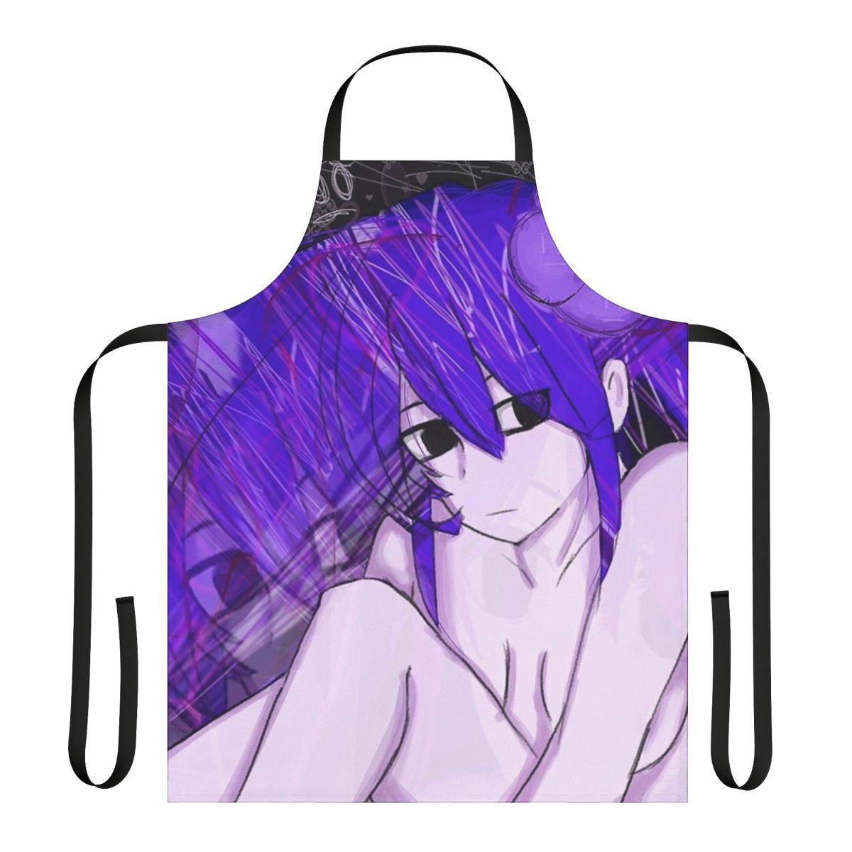 Sewerslvt-themed apron featuring a unique fan art design