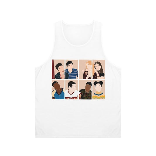 Unisex Sex Education Cast Tank Top featuring Maeve Wiley and Otis Milburn