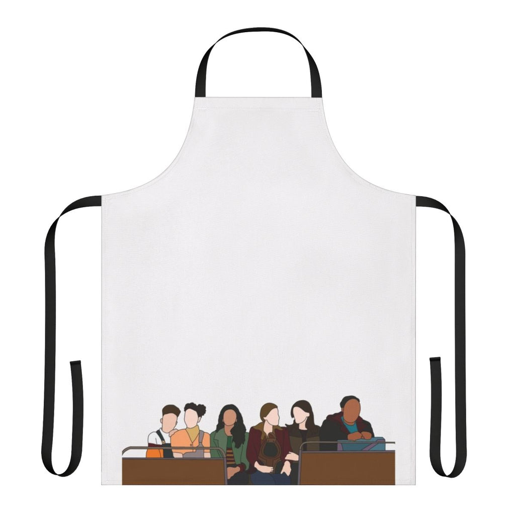 Sex Education inspired apron featuring Maeve Wiley and Otis Milburn from the Netflix series