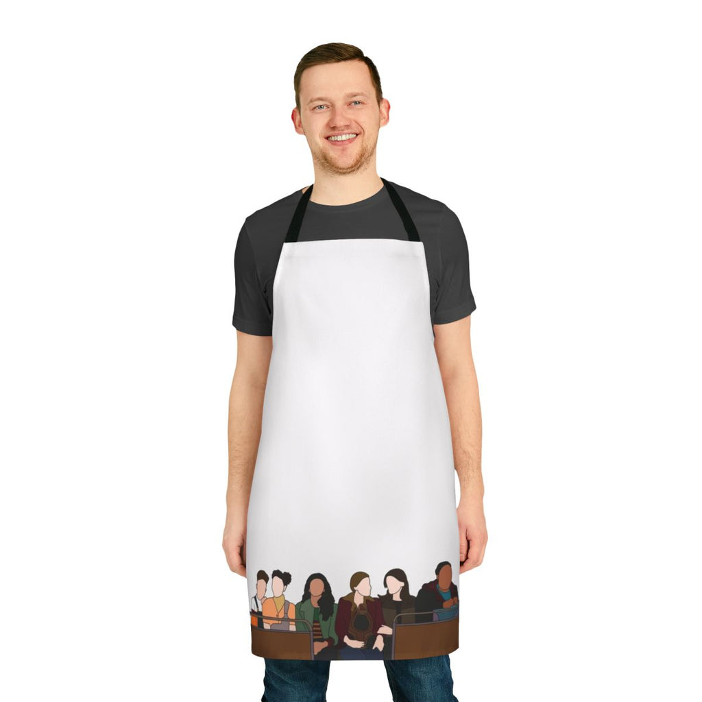 Sex Education inspired apron featuring Maeve Wiley and Otis Milburn from the Netflix series