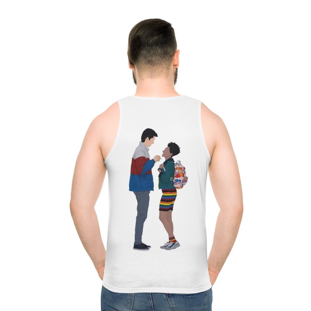 Unisex "Sex Education" Ola and Otis Cartoon Illustration Tank Top