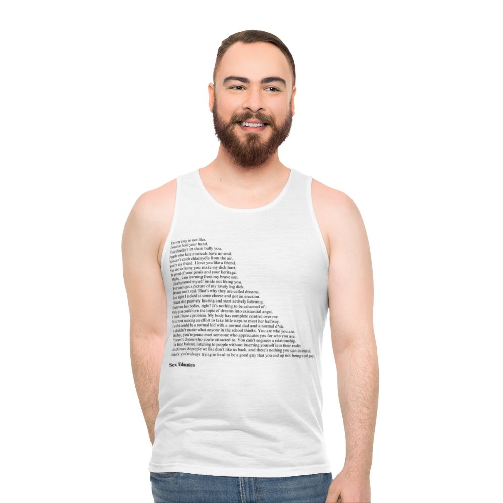 Sex Education Quotes Unisex Tank Top