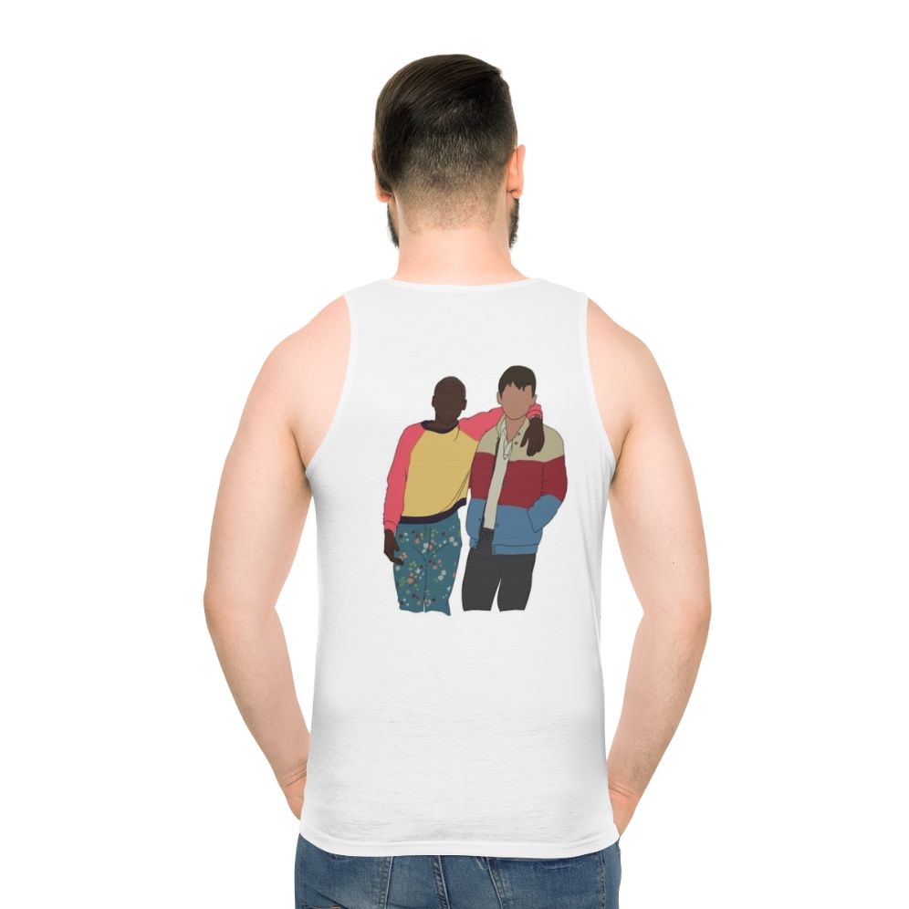 Sex Education Unisex Tank Top with Cartoon Illustration