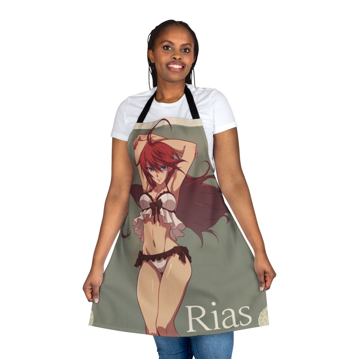 Sexy and stylish anime-inspired pinup girl apron