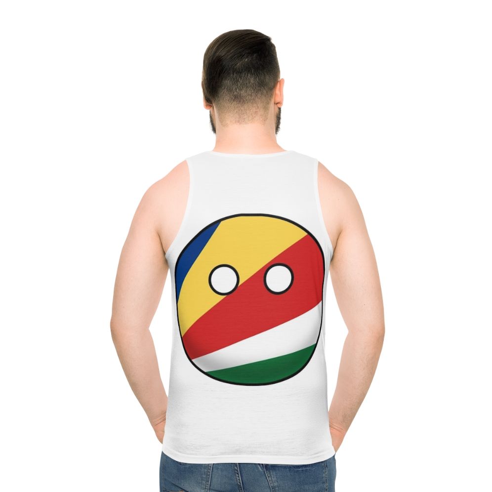 Seychelles countryball unisex tank top
