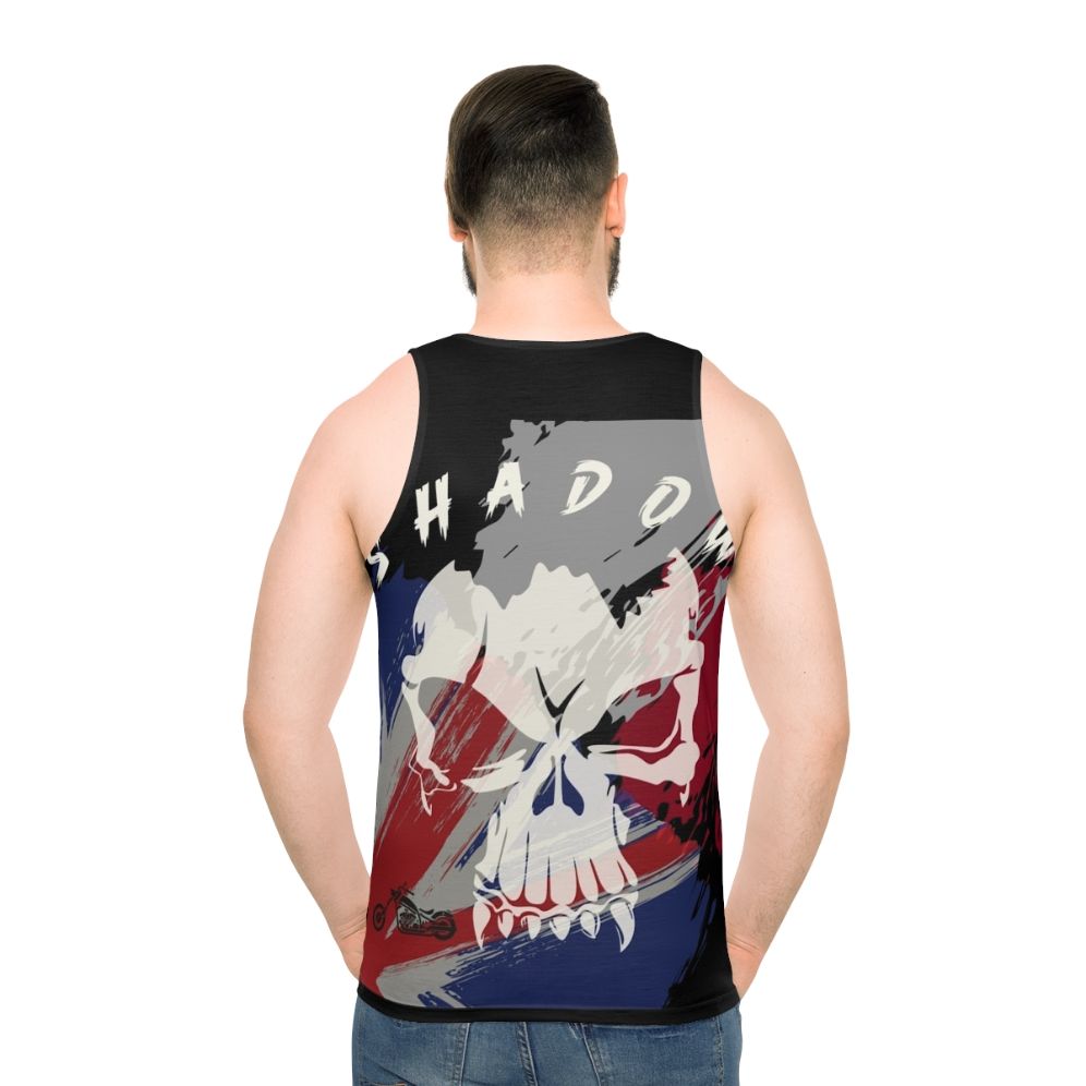 Shadow Skull Unisex Motorcycle Tank Top