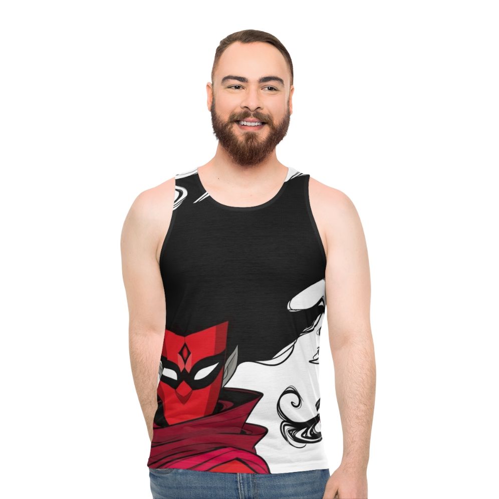 Unisex "Shadow Weaver" Tank Top with Dark Magic Inspired Design
