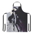"A stylish and high-quality apron featuring a 'Death and the Maiden' inspired design, perfect for fans of Final Fantasy XIV's Shadowbringers expansion."