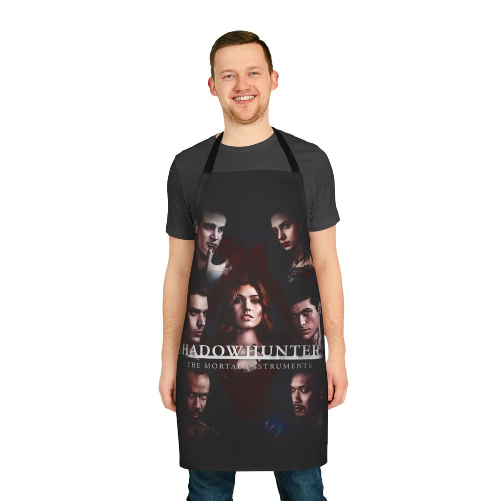 Shadowhunters inspired apron with Clary Fray, Jace Wayland, and other Shadowhunters characters