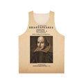 Shakespeare First Folio Front Piece Unisex Tank Top