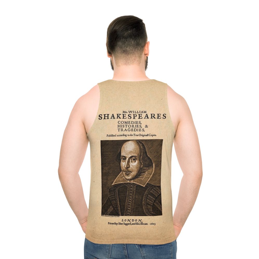 Shakespeare First Folio Front Piece Unisex Tank Top