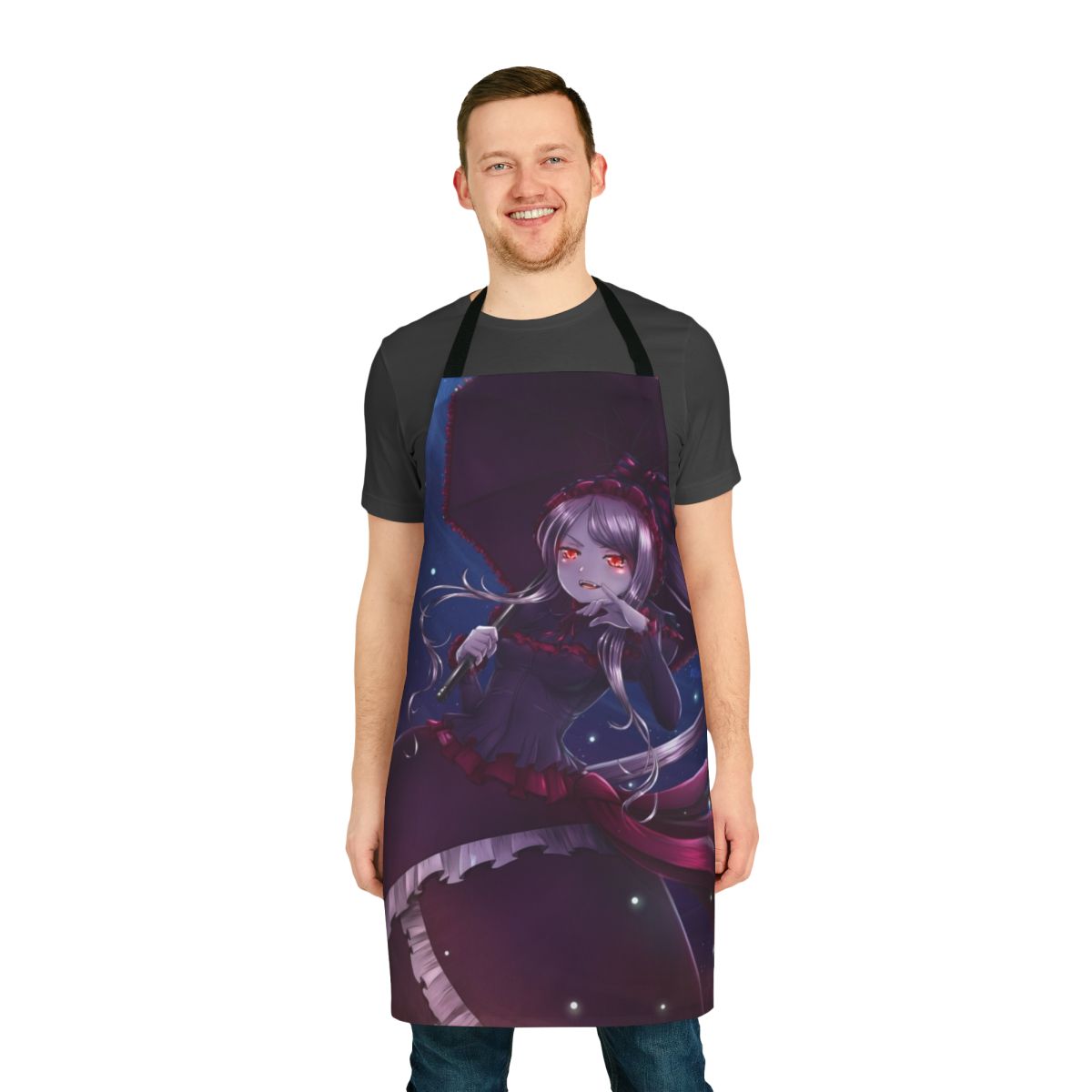 Shalltear Belmont-inspired apron, featuring the character from the Overlord anime series.