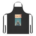 Shark-themed apron with a Japanese woodblock print design