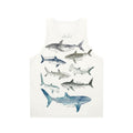 Sharks Unisex Tank Top - Featuring Diverse Shark Species