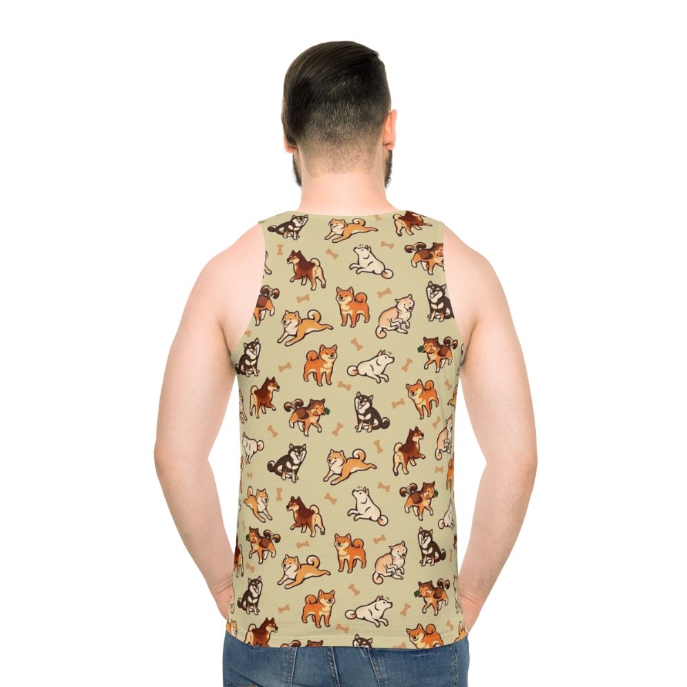 Shiba Inu Cream Unisex Tank Top