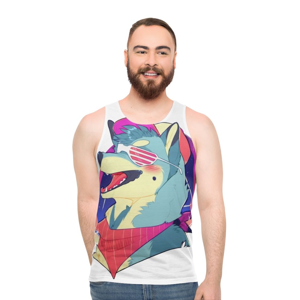 Shiba Inu Furry Fursona Unisex Tank Top