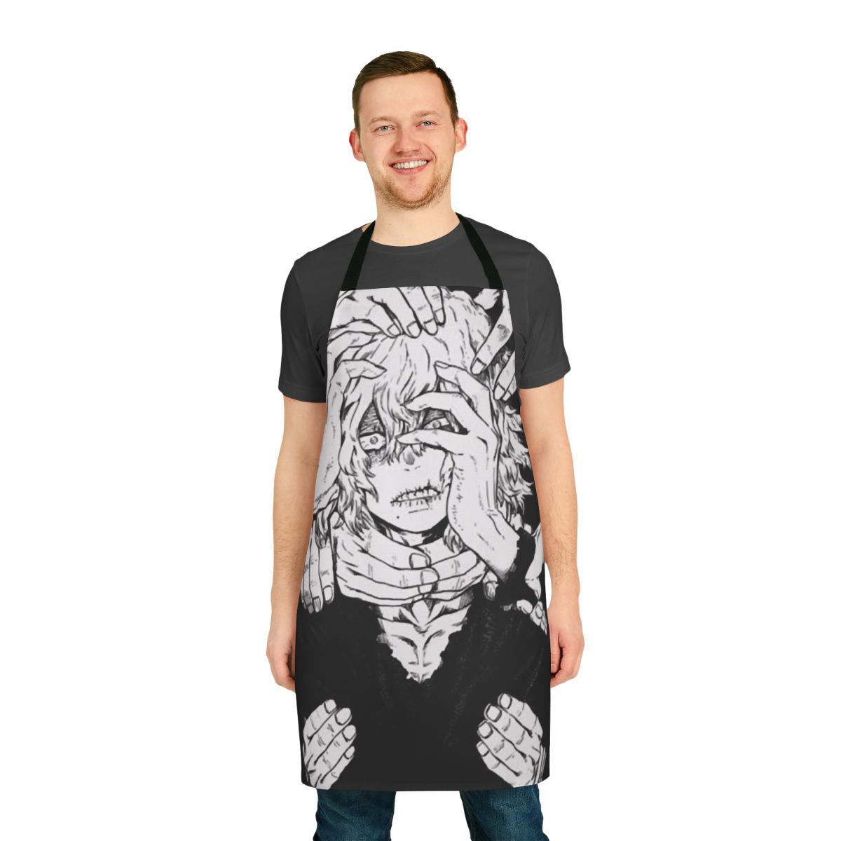 Shiggy-Inspired Classic T-Shirt Apron with Adjustable Neck and Waist Straps