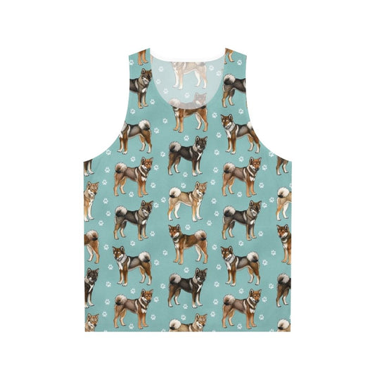 Shikoku dog unisex tank top