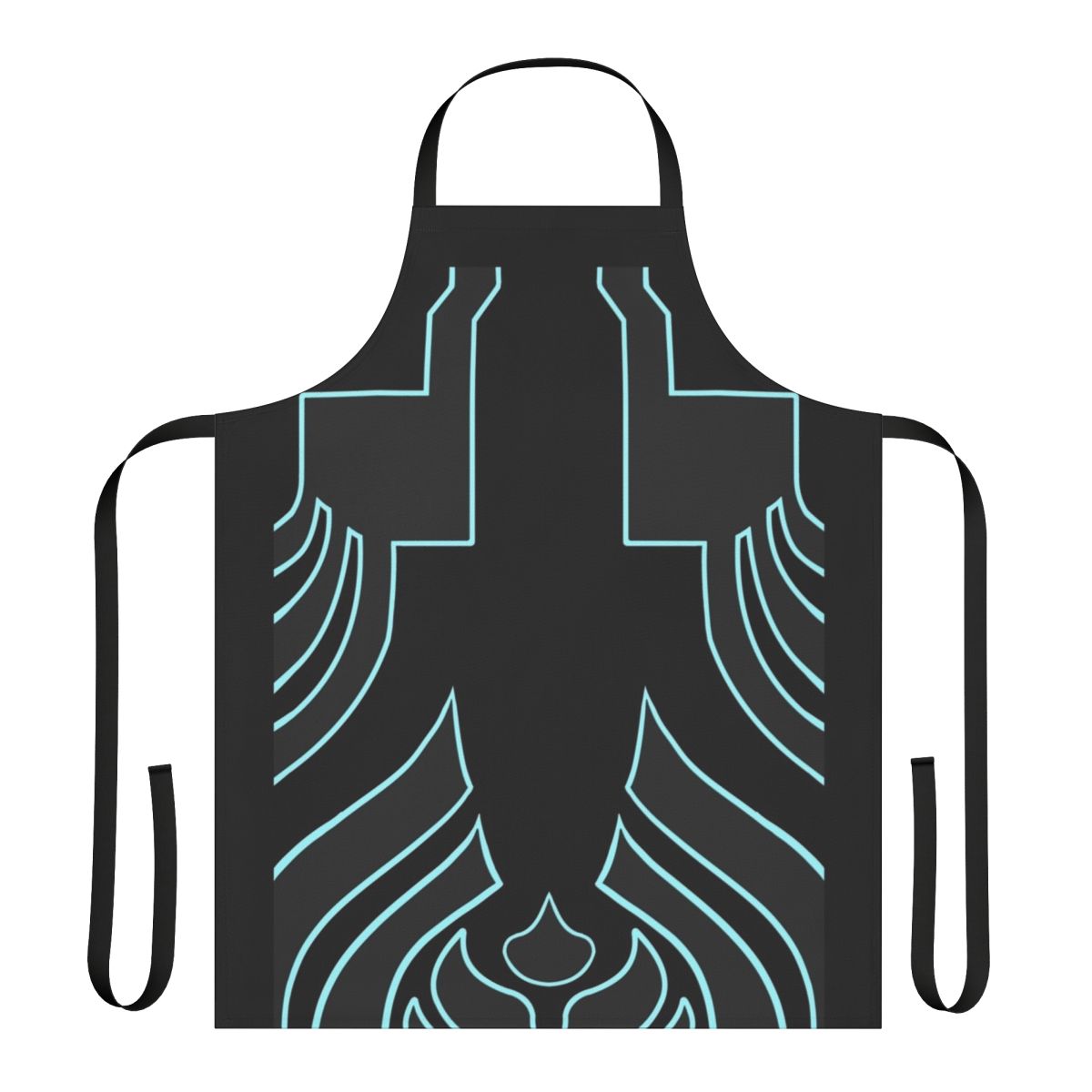 Shin Megami Tensei Nocturne inspired apron featuring the Demi-Fiend Hitoshura character