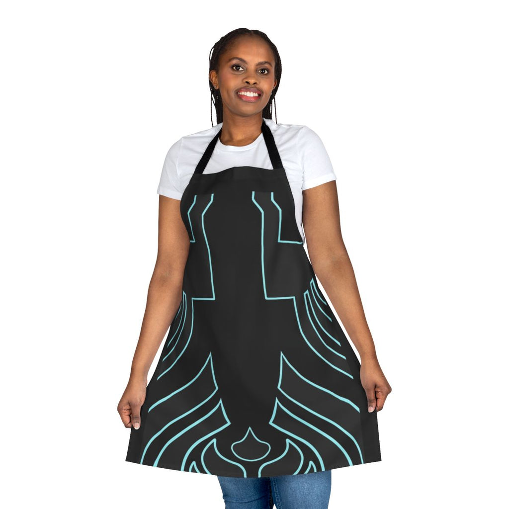 Shin Megami Tensei Nocturne inspired apron featuring the Demi-Fiend Hitoshura character