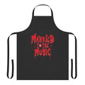 Shinee-inspired married to the music apron with band logo and album art