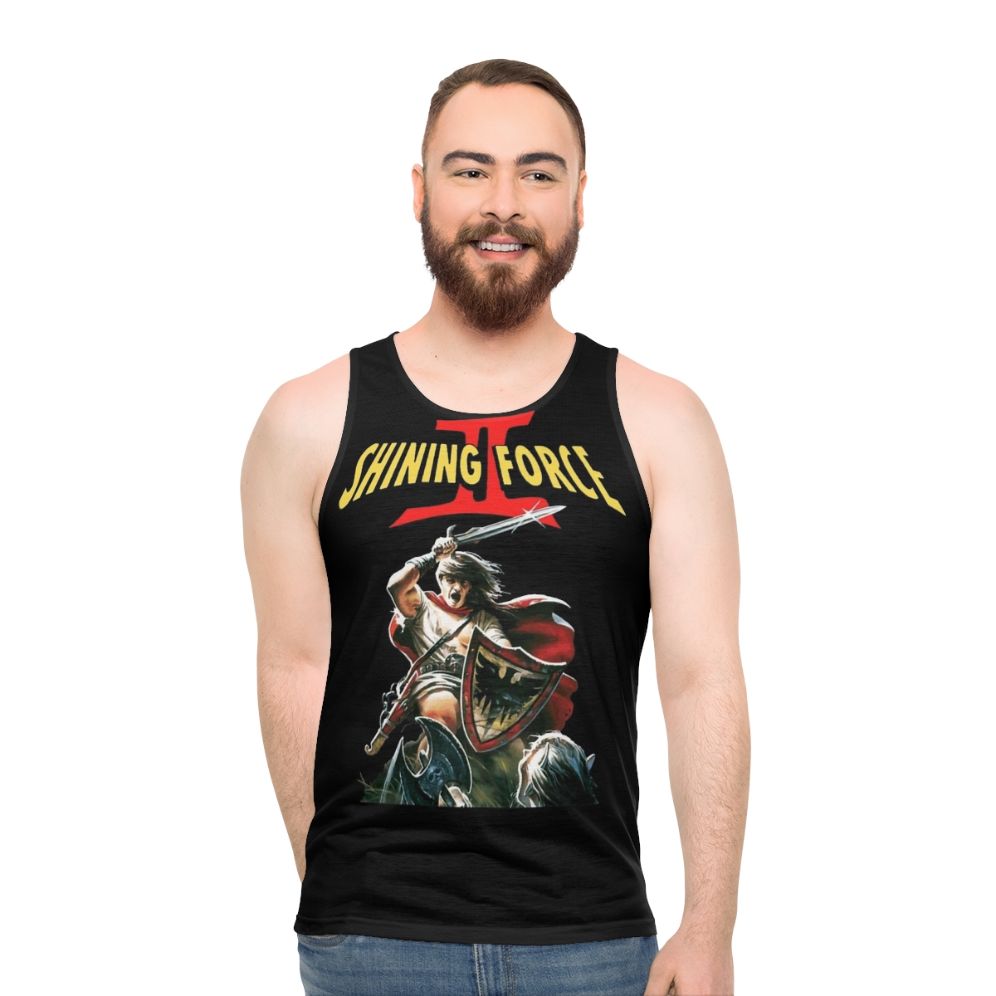 Shining Force 2 retro gaming unisex tank top