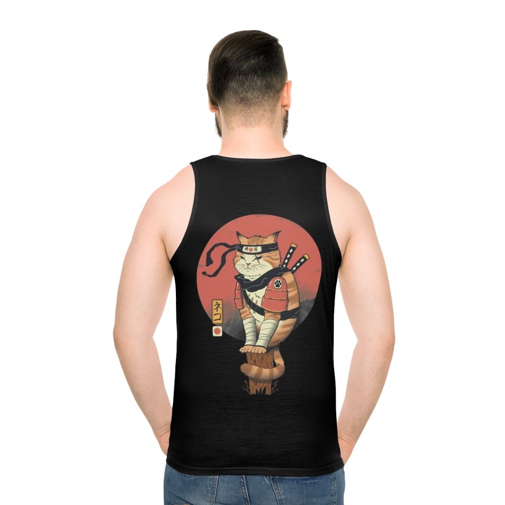 Shinobi cat unisex tank top