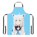 Shirakami Fubuki inspired apron with a smug anime fox design, perfect for Hololive fans and virtual youtuber enthusiasts.
