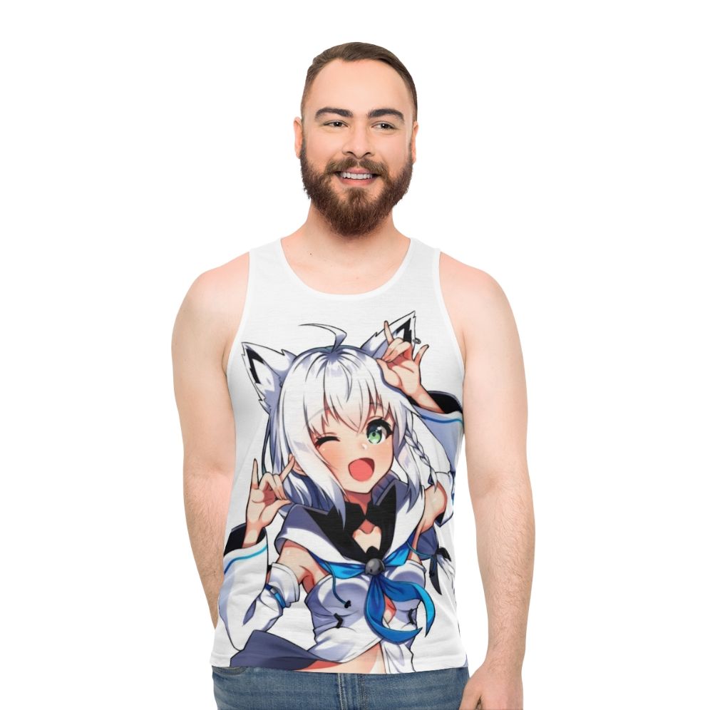 Shirakami Fubuki Anime Tank Top