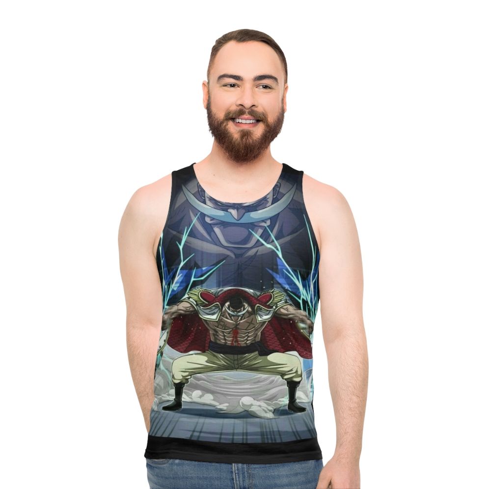Shirohige Unisex White Pirate Tank Top