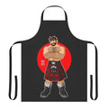 Shirtless apron featuring a gay bear design for pride events