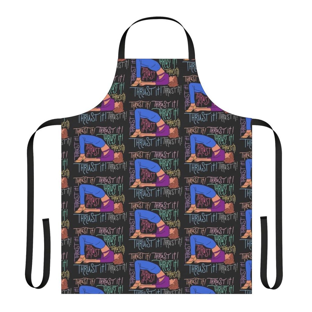 Stylish apron featuring a Showgirls-inspired design, perfect for movie fans and home cooks.