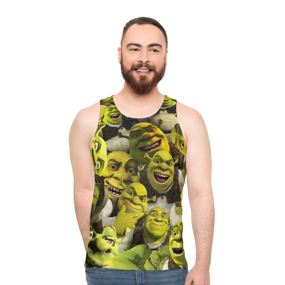 Shrek Collage Unisex Tank Top