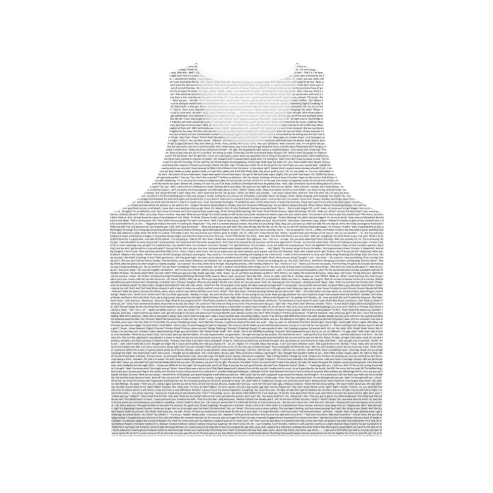 Shrek script unisex tank top