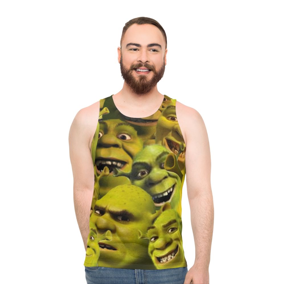 Shrek-inspired unisex tank top