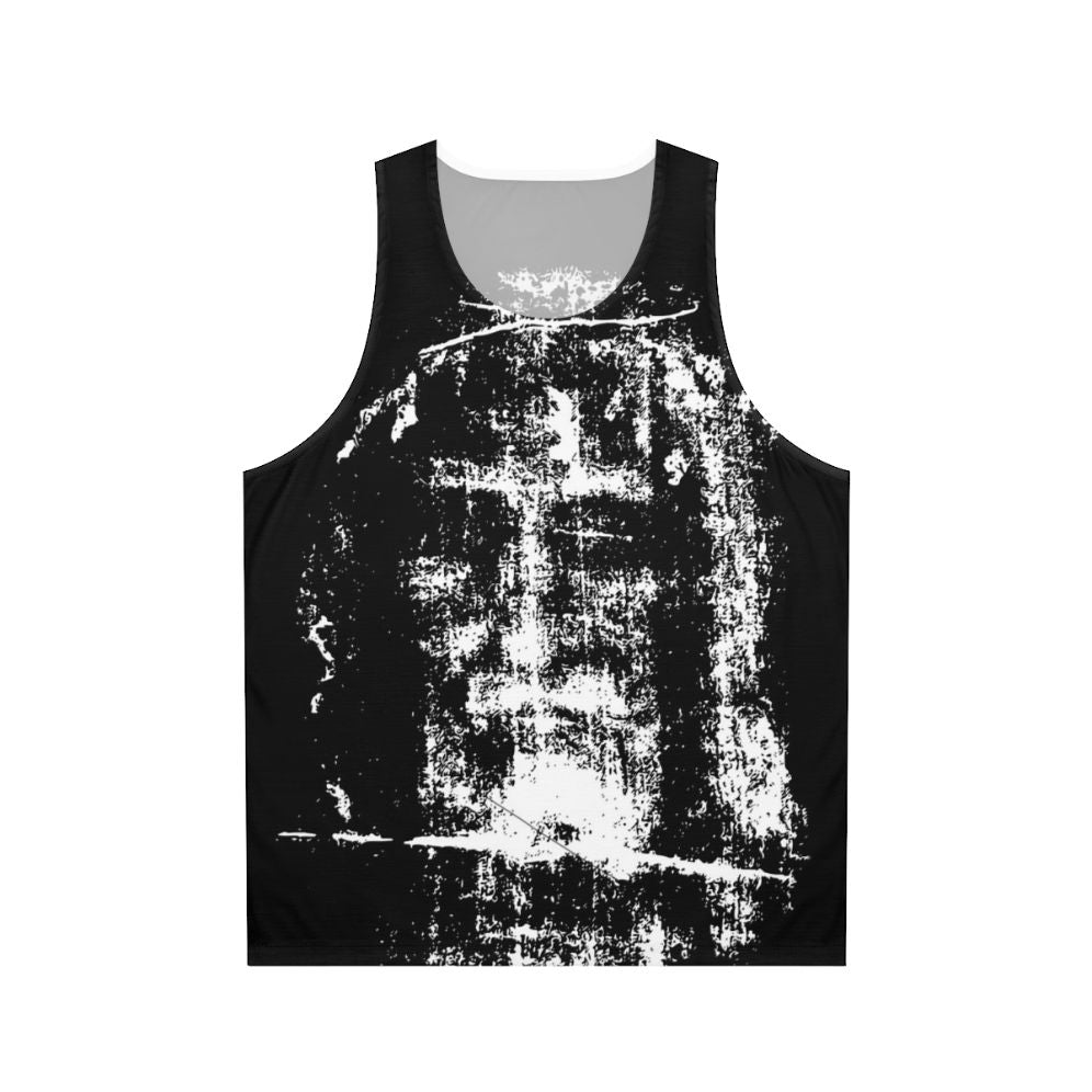 Shroud of Turin Jesus Christ Face Unisex Tank Top