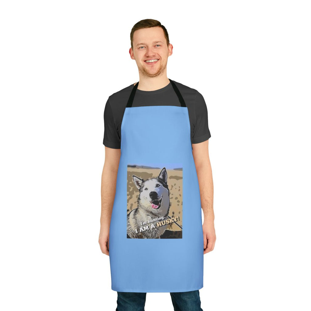 Apron featuring a beautiful Siberian husky dog design