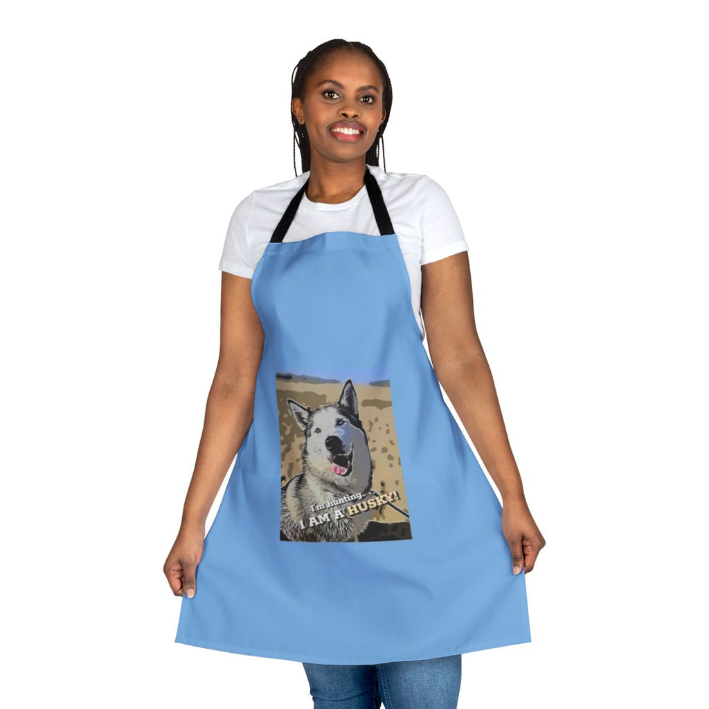 Apron featuring a beautiful Siberian husky dog design