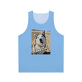 Siberian Husky wearing Unisex Tank Top