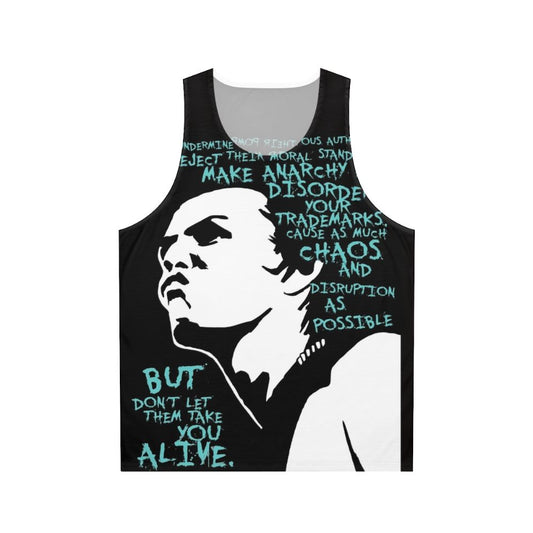 Sid Vicious Pop Art Unisex Tank Top