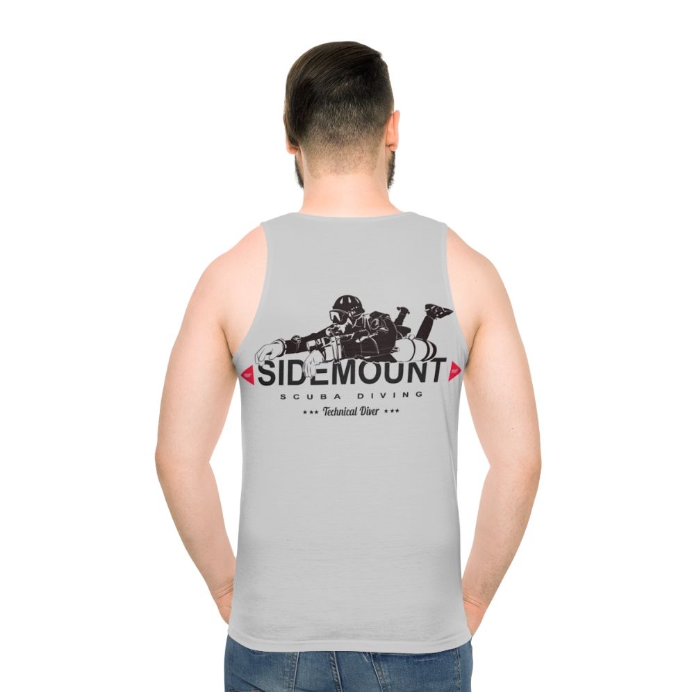 Sidemount diver unisex tank top for technical and cave diving
