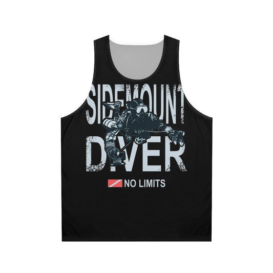 Sidemount diver technical diving unisex tank top