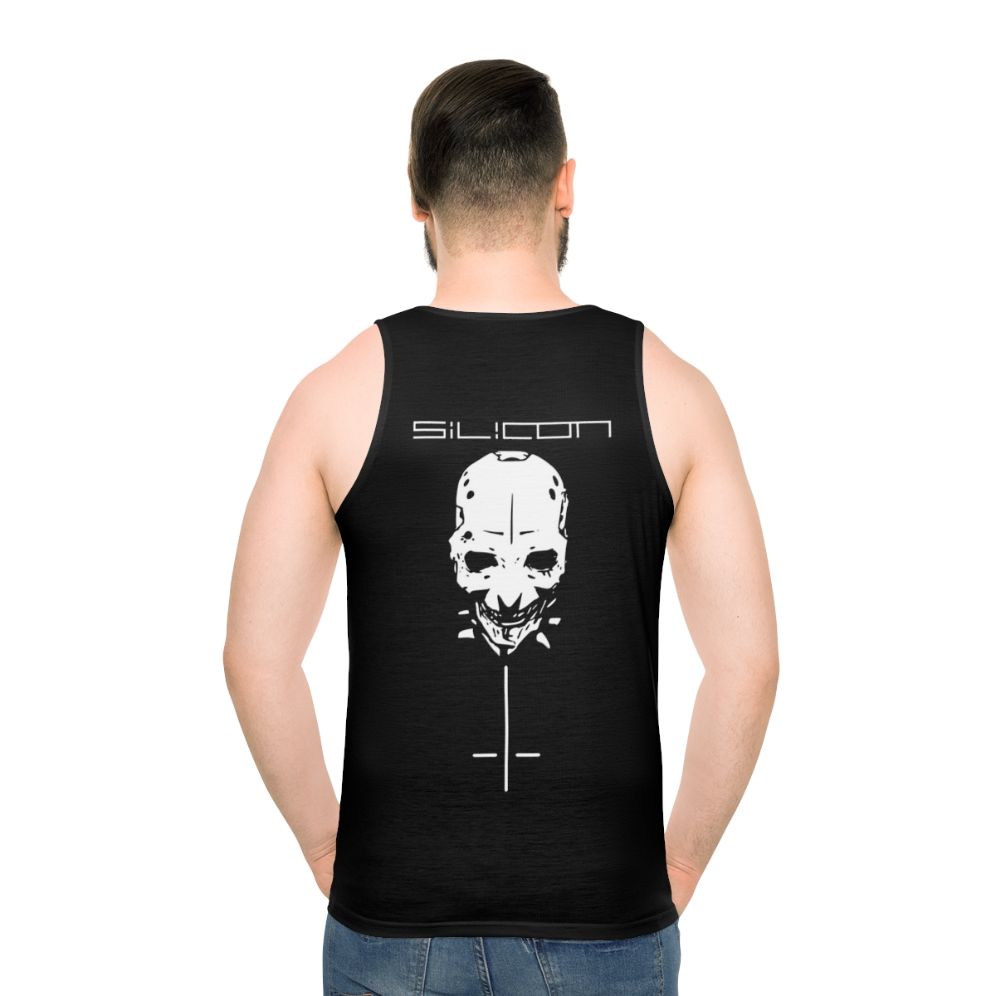 Sidonia no Kishi Unisex White Tank Top with Blame Logo