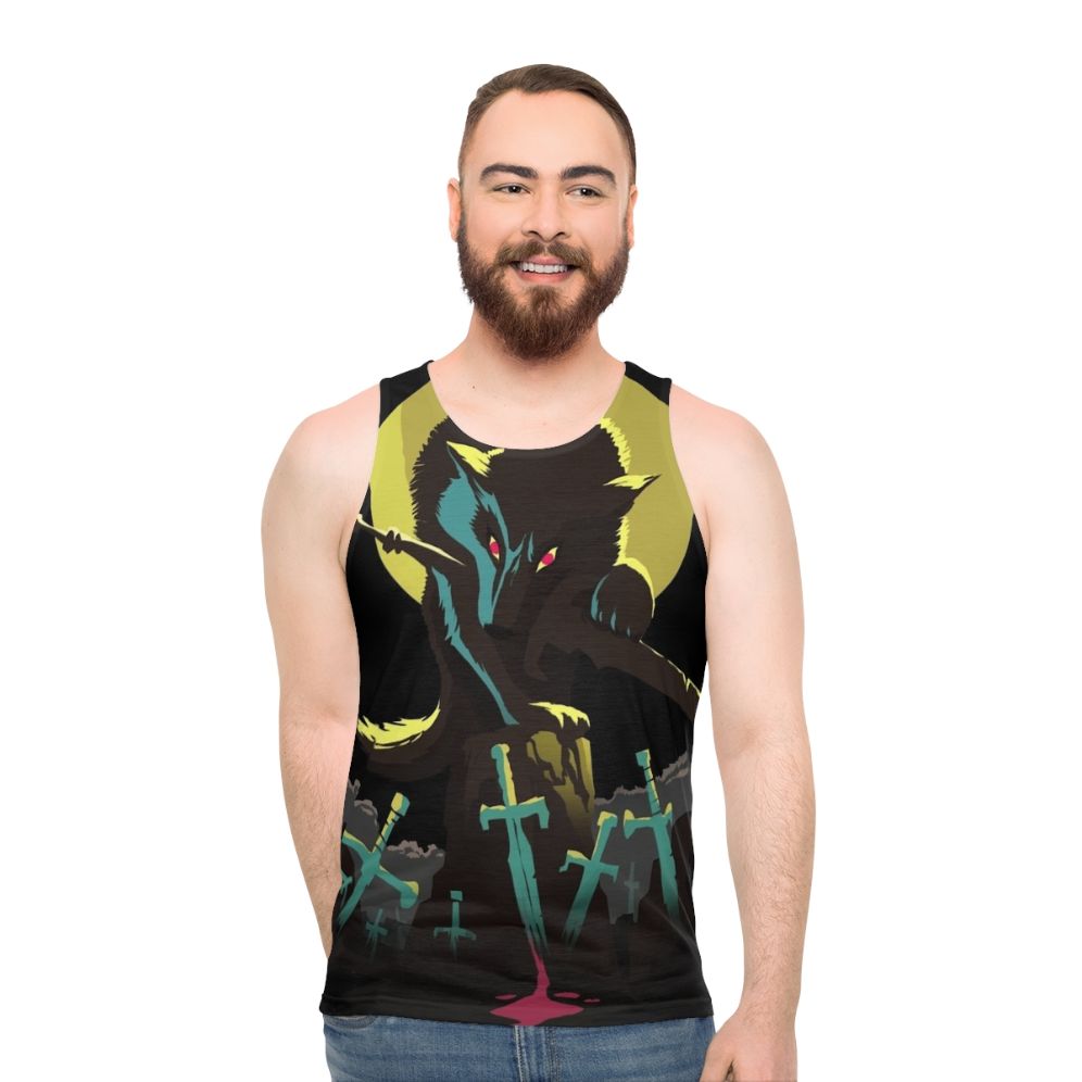 Sif The Great Grey Wolf Dark Souls Unisex Tank Top