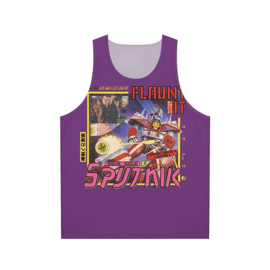 Sigue Sigue Sputnik 80s electropunk unisex tank top