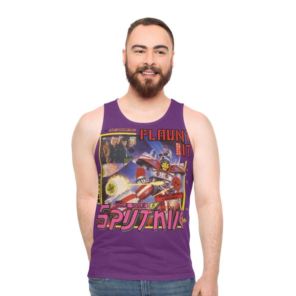 Sigue Sigue Sputnik 80s electropunk unisex tank top